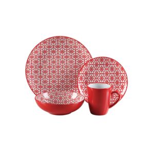 DINNER SET 16PCS MOSAIC CORAL DINNER SET 16PCS MOSAIC CORAL
